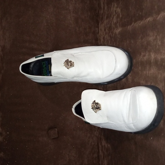 Versace Other - Vintage Men's Classic Gianni Versace's Jean Couture White Loafers/Shoes